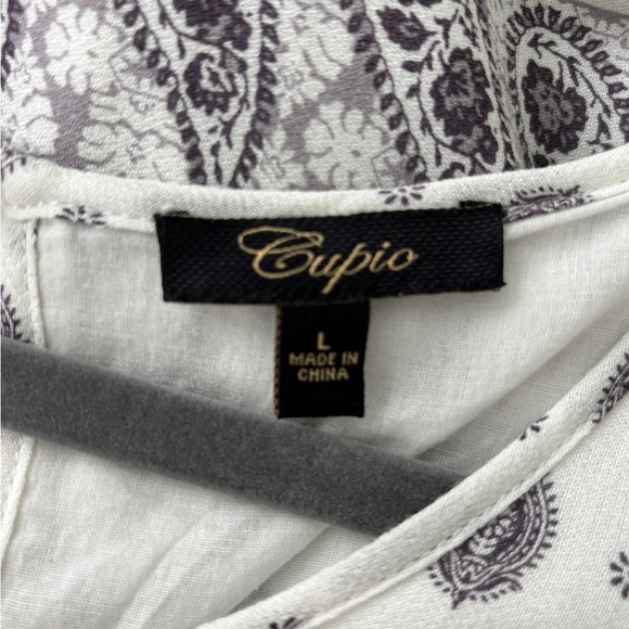 Cupio NWOT Light Purple & White Sleeveless Midi Sundress - Picture 2 of 3